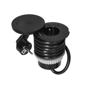 Zásuvkový modul Slider - 1x 230 V, 1x USB-C, 1xUSB-A, Qi nabíjanie